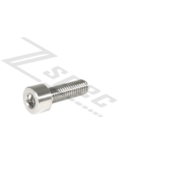 ZSPEC M5-0.8x16mm SHSC Fastener/Bolt, Socket Cap, Titanium Grade-5, Per Each