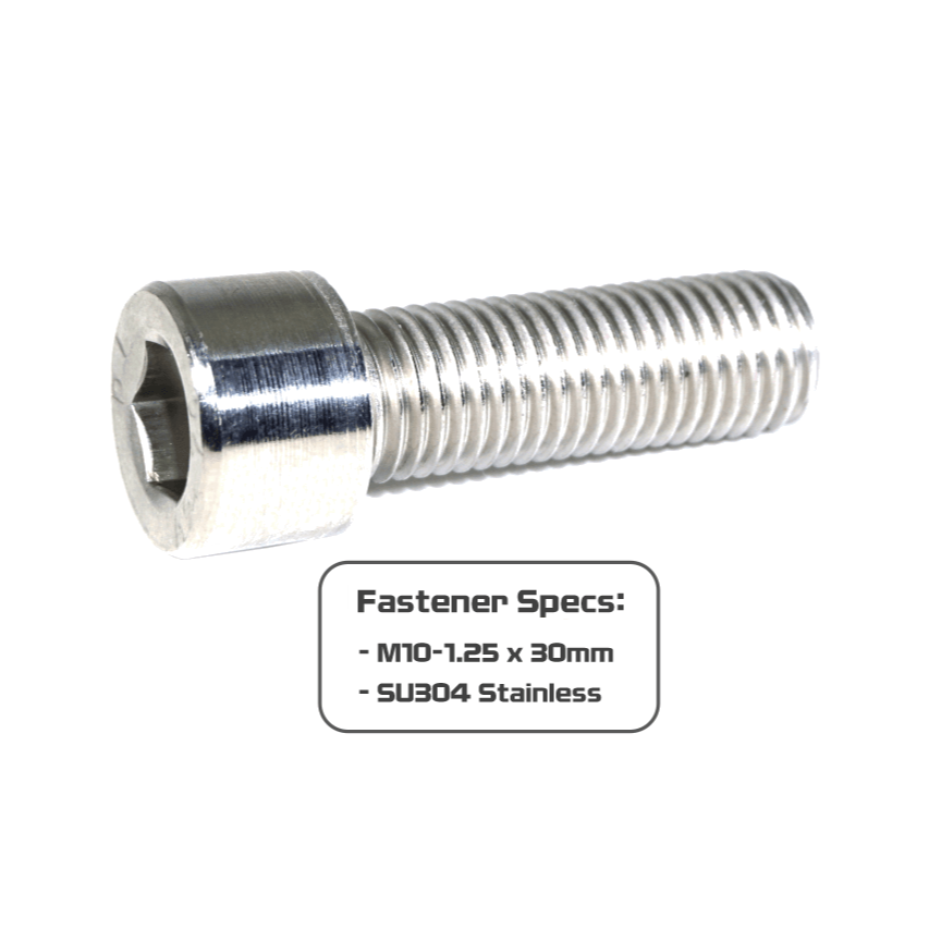 ZSPEC M10-1.25x30mm Fasteners, 10-Pack, SHSC, Stainless SUS304