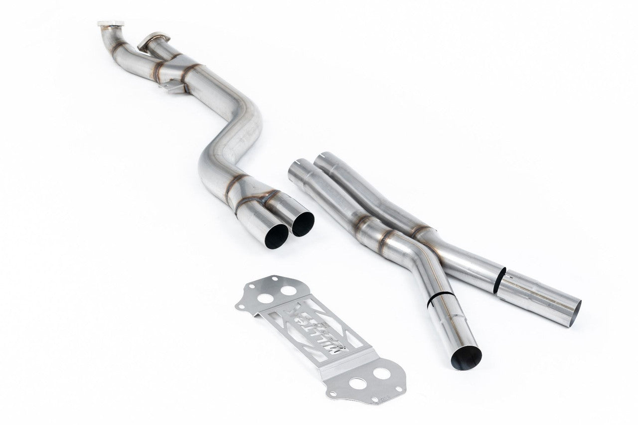 Milltek - BMW G80/G81/G82 M3/M4 Secondary Catalyst Bypass - X Pipe to Milltek Axle Back Only