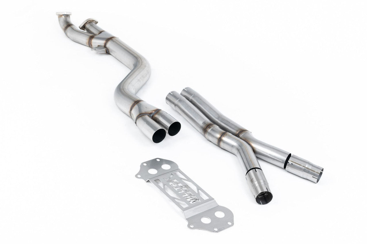 Milltek - BMW G80/G81/G82 M3/M4 Secondary Catalyst Bypass - X Pipe to OE Axle Back Only