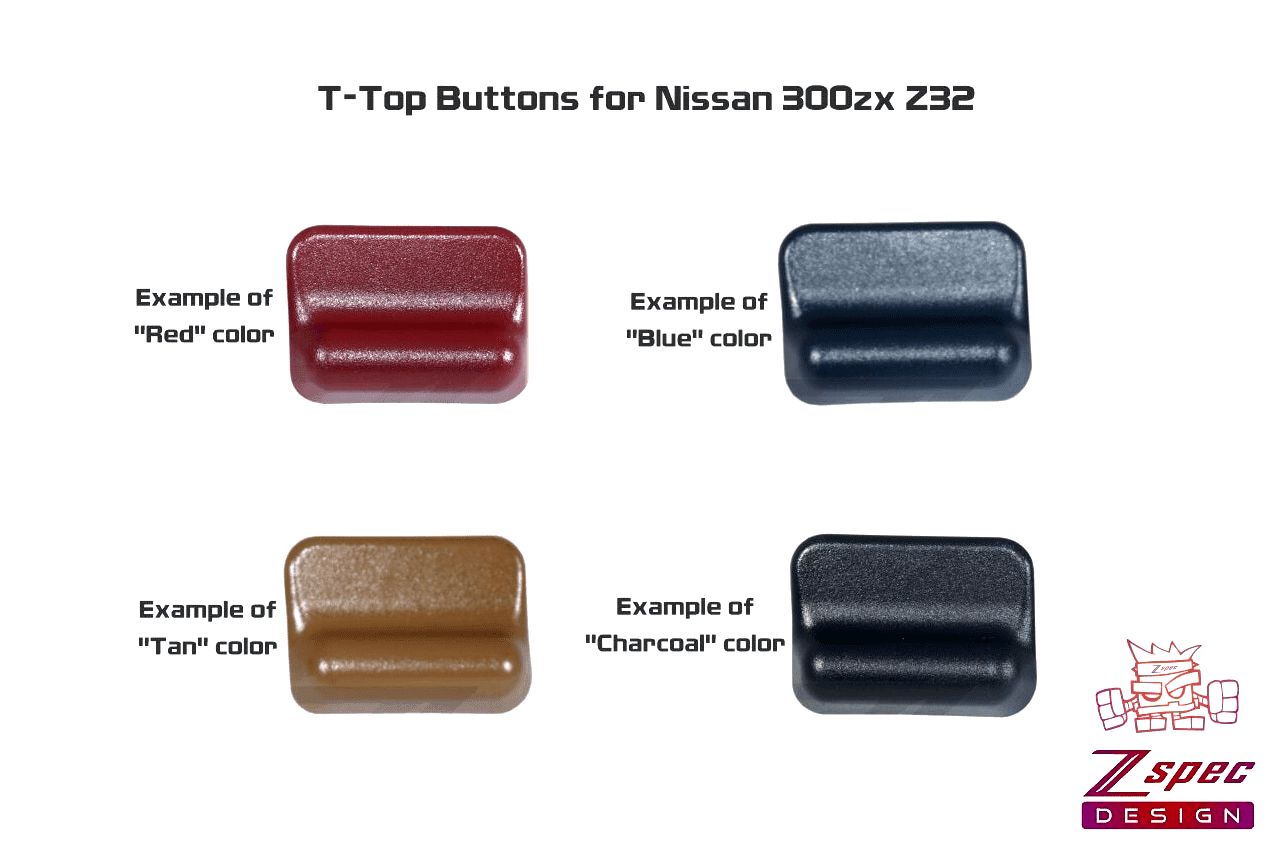 ZSPEC T-Top Release Button w/Lock-Band for Nissan Z32 300zx