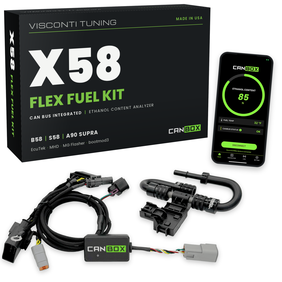 B58 S58 X58 FLEX FUEL KIT