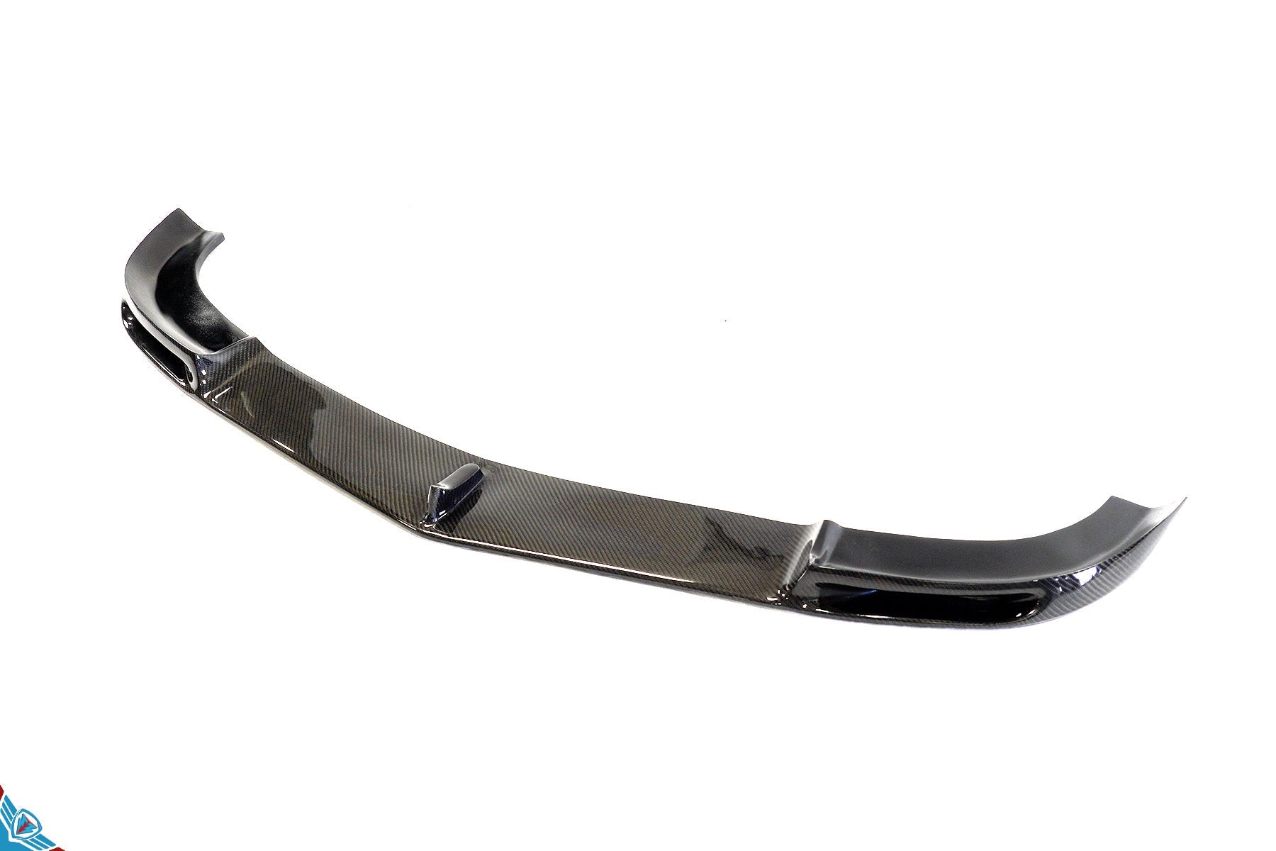 DTM V-Style Front Bumper Lip Spoiler For 2012-2014 Mercedes C-Class W204 – Carbon Look-690303