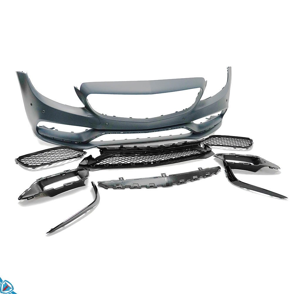 2015-2018 Mercedes-Benz (W205) Pre-Facelift C63 AMG Style Front Bumper Conversion Kit