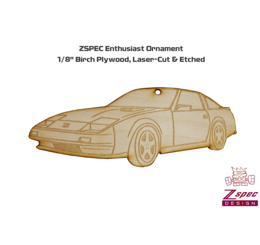 ZSPEC Laser-Engraved Wood Ornament, Style: Nissan 300zx Z31