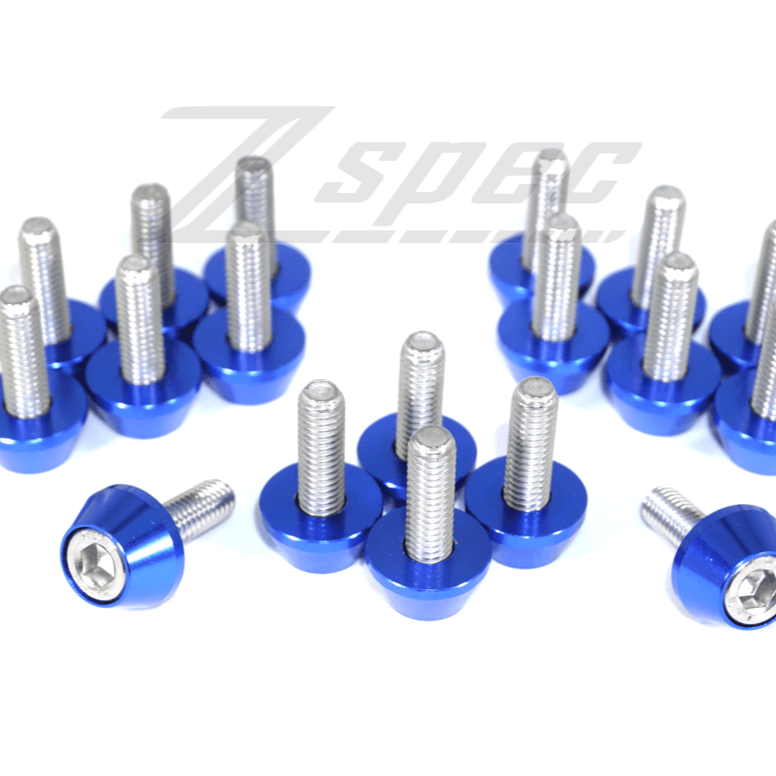 ZSPEC Valve Covers Fastener Kit for '84-89 Nissan 300zx Z31, Stainless & Billet