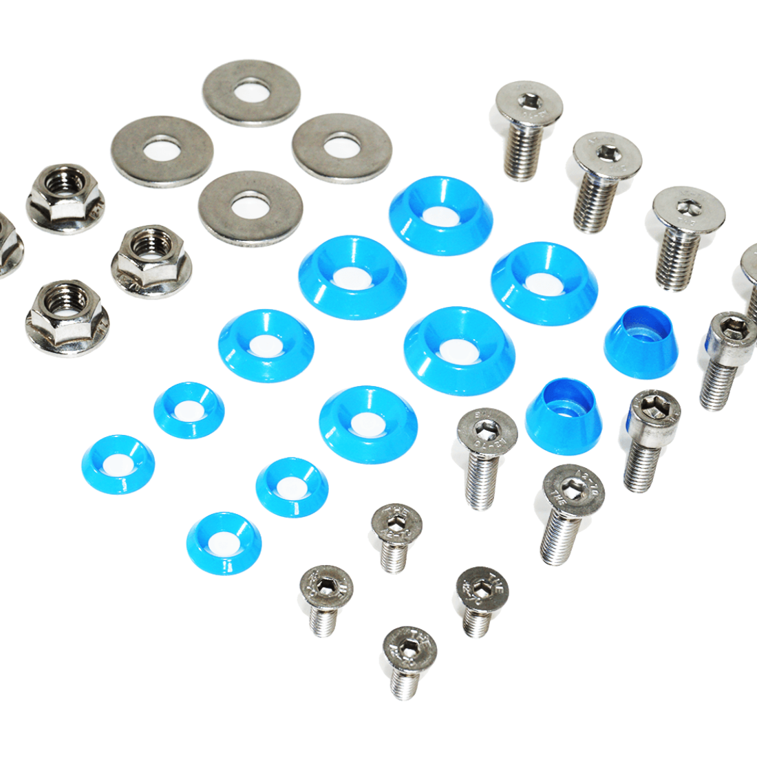ZSPEC Trunk Area Fastener Kit for '22+ Toyota GR86 & Subaru BRZ, Stainless & Billet