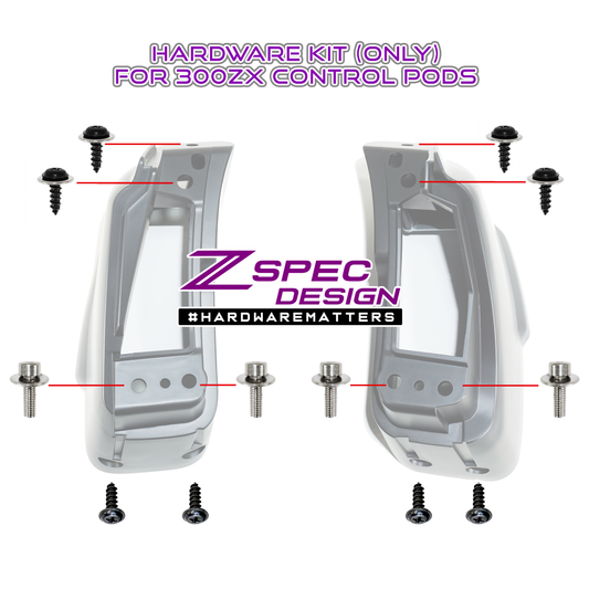 ZSPEC Dash Lighting and Climate-Control Pod HARDWARE KIT, LHD Z32 300zx