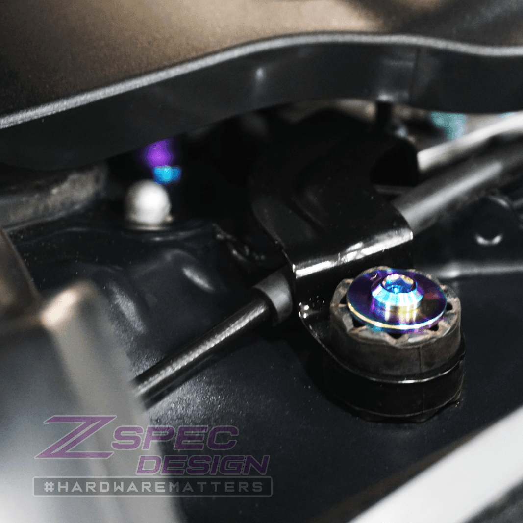 ZSPEC "Stage 2" Dress Up Bolts® Fastener Kit for '14-19 BMW 435i F32 3.0T, Titanium