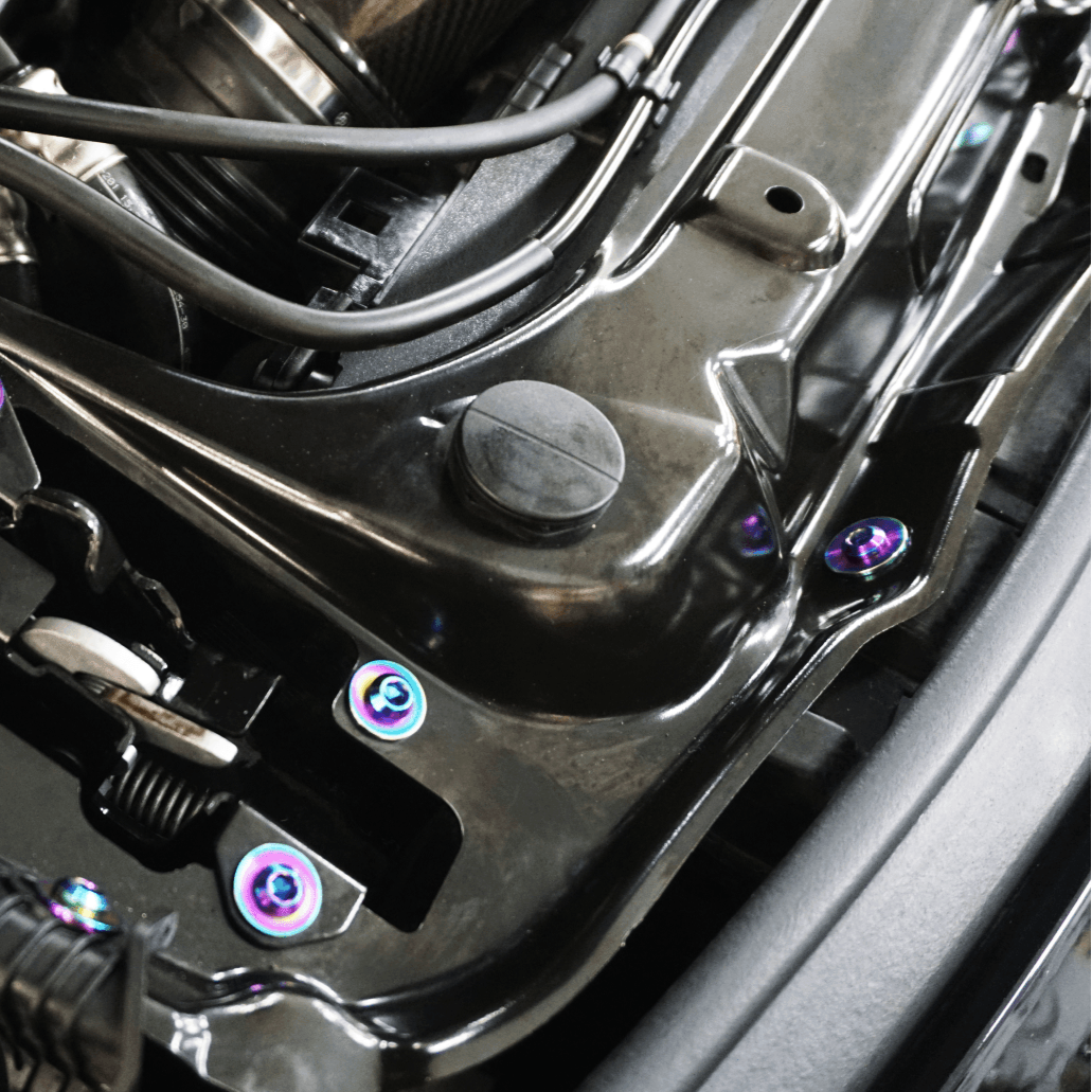 ZSPEC "Stage 2" Dress Up Bolts® Fastener Kit for '14-19 BMW 435i F32 3.0T, Titanium