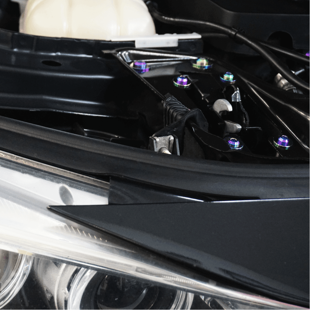 ZSPEC "Stage 2" Dress Up Bolts® Fastener Kit for '14-19 BMW 435i F32 3.0T, Titanium