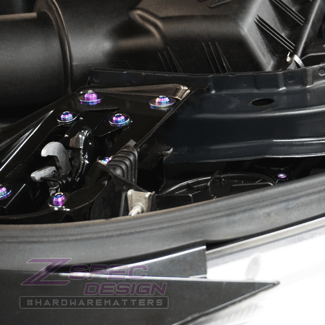 ZSPEC "Stage 2" Dress Up Bolts® Fastener Kit for '14-19 BMW 435i F32 3.0T, Titanium