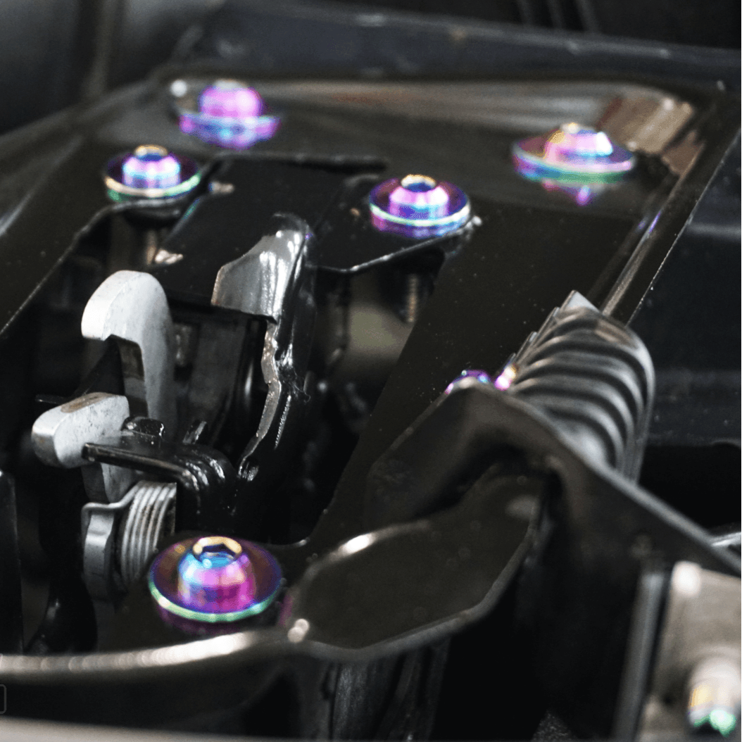 ZSPEC "Stage 2" Dress Up Bolts® Fastener Kit for '14-19 BMW 435i F32 3.0T, Titanium