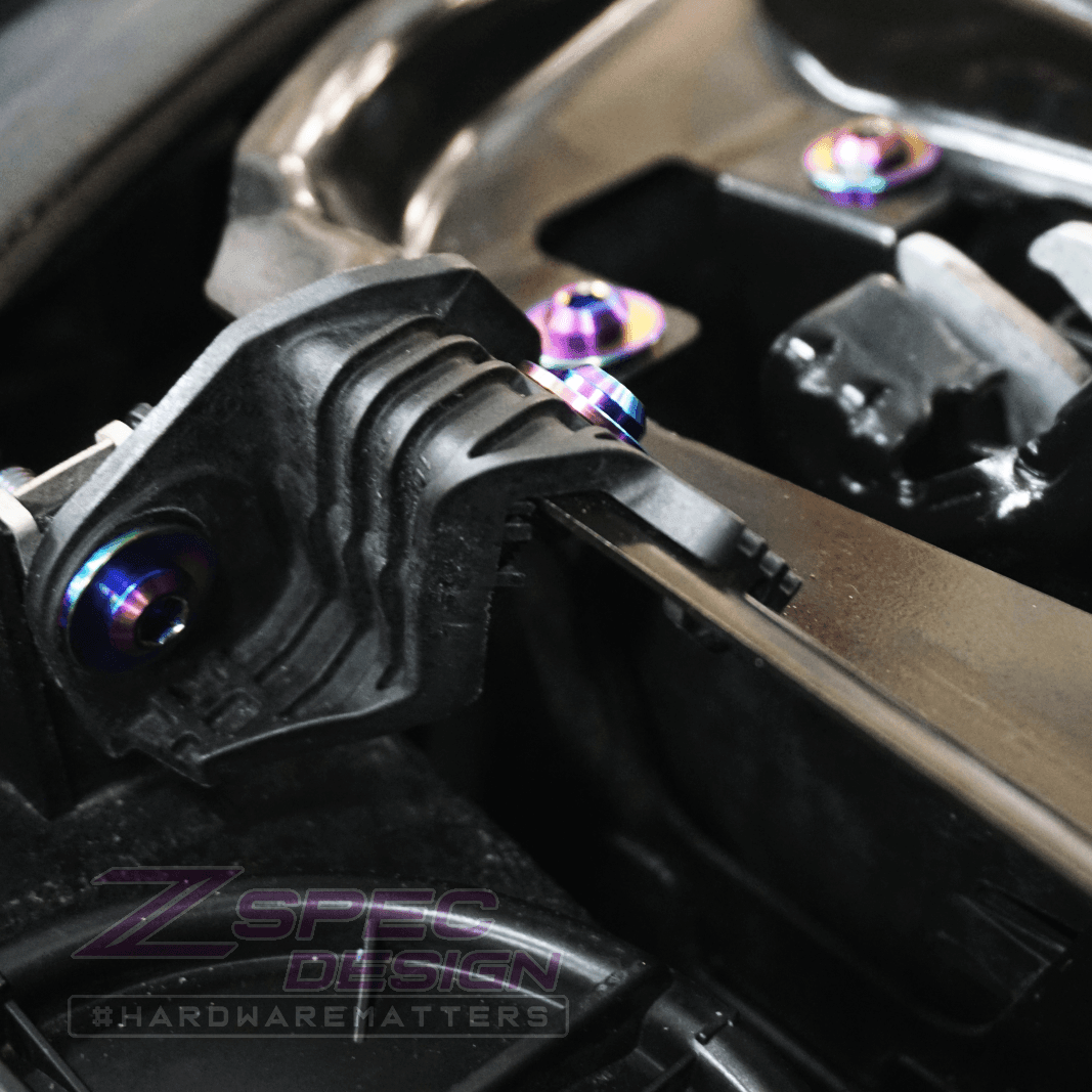 ZSPEC "Stage 2" Dress Up Bolts® Fastener Kit for '14-19 BMW 435i F32 3.0T, Titanium