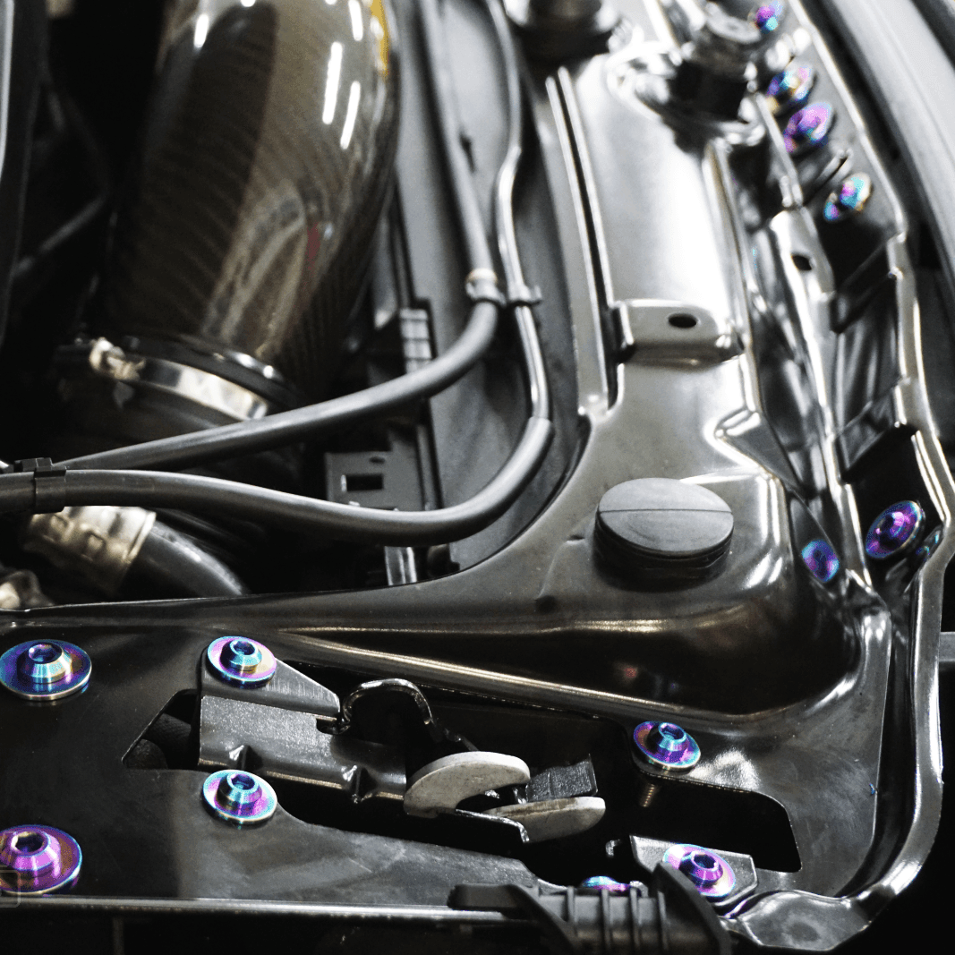 ZSPEC "Stage 2" Dress Up Bolts® Fastener Kit for '14-19 BMW 435i F32 3.0T, Titanium