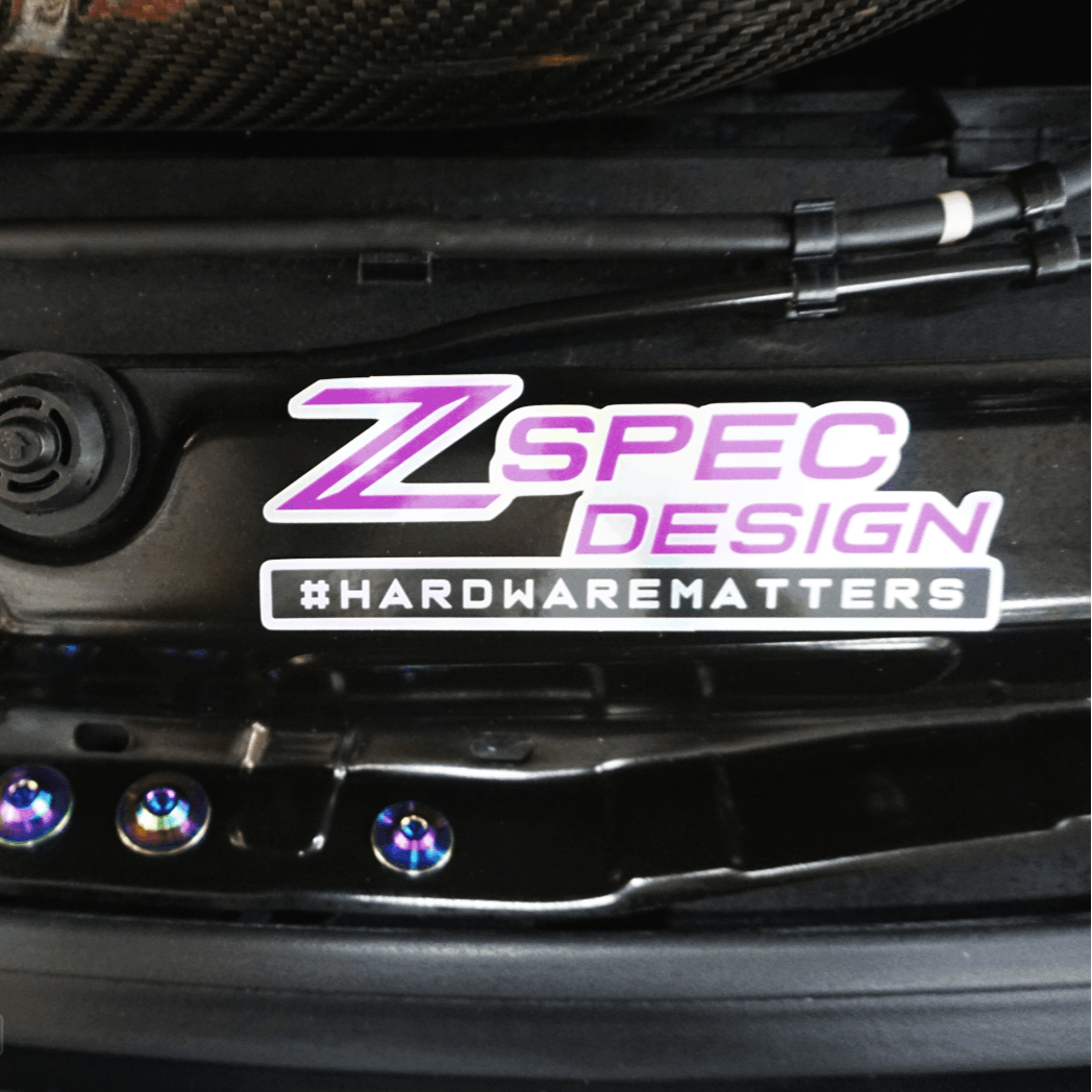 ZSPEC "Stage 2" Dress Up Bolts® Fastener Kit for '14-19 BMW 435i F32 3.0T, Titanium