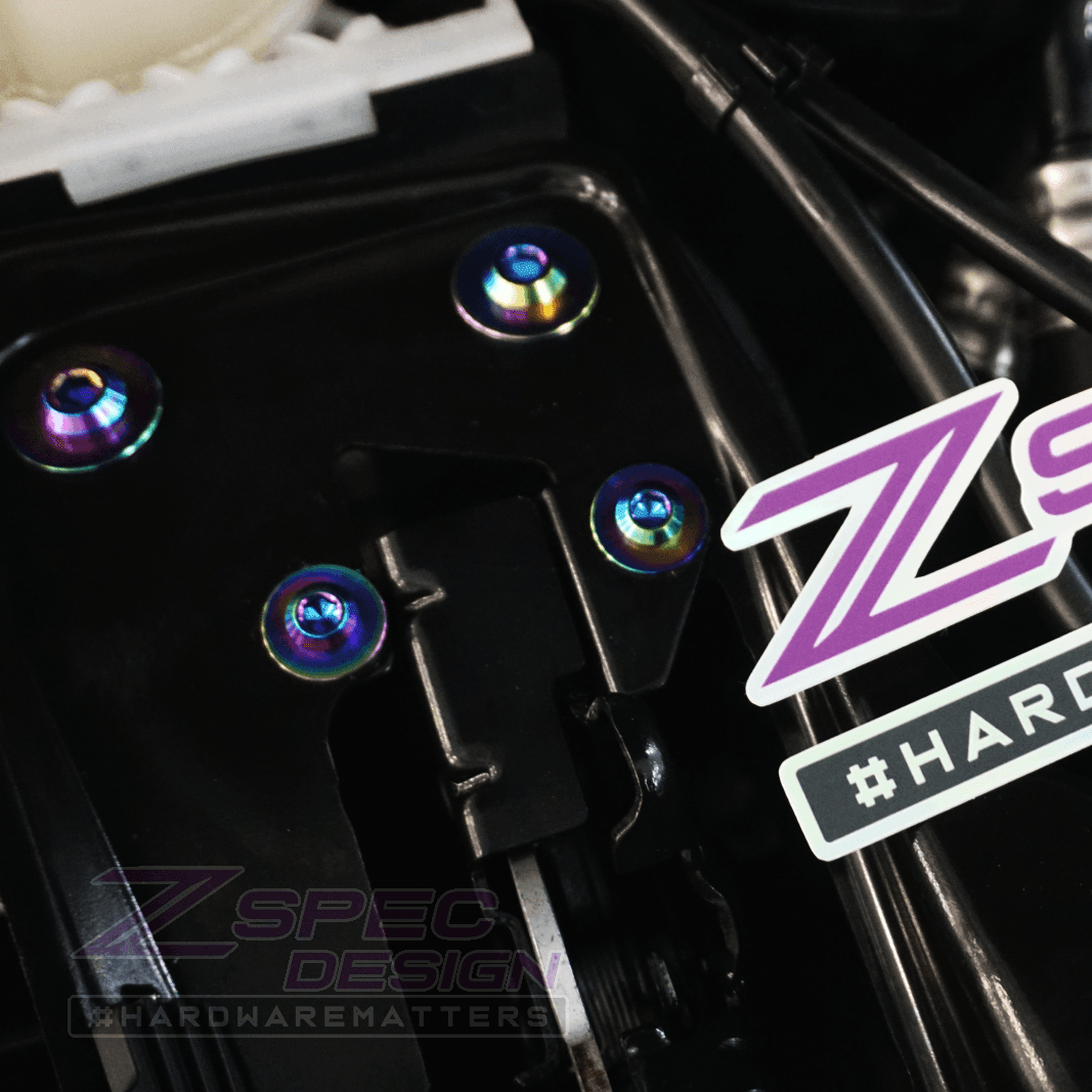 ZSPEC "Stage 2" Dress Up Bolts® Fastener Kit for '14-19 BMW 435i F32 3.0T, Titanium