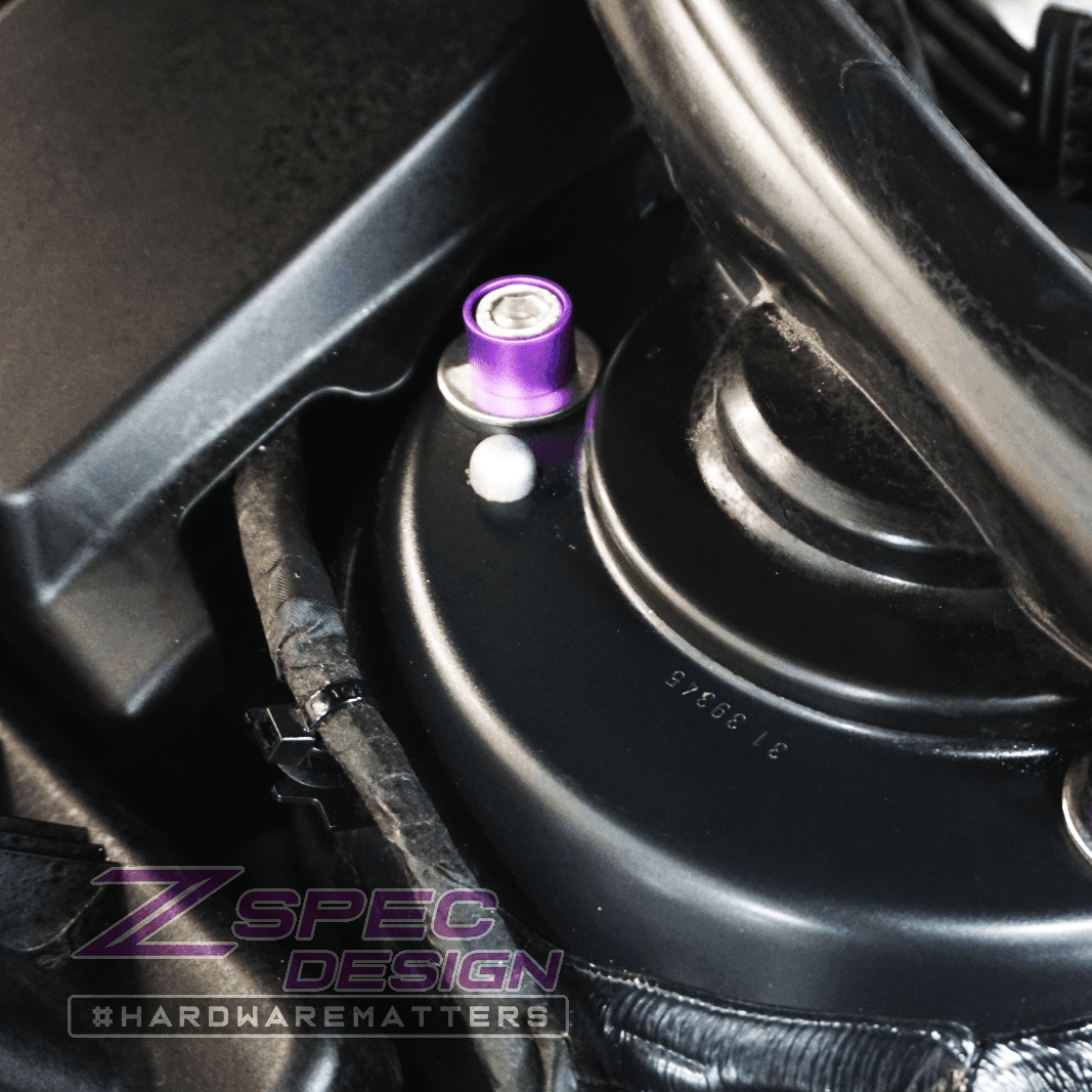 ZSPEC "Stage 2" Dress Up Bolts® Fastener Kit for '14-19 BMW 435i F32 3.0T, Stainless & Billet