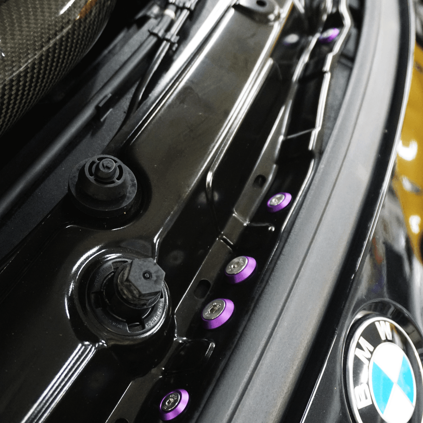 ZSPEC "Stage 2" Dress Up Bolts® Fastener Kit for '14-19 BMW 435i F32 3.0T, Stainless & Billet