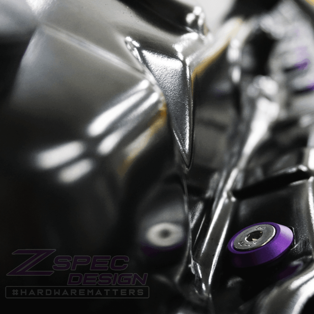 ZSPEC "Stage 2" Dress Up Bolts® Fastener Kit for '14-19 BMW 435i F32 3.0T, Stainless & Billet