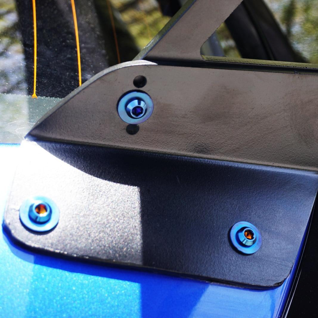 ZSPEC Dress Up Bolts® Fastener Kit for the Civic FK8 Type R Aero Battle Wing, Titanium