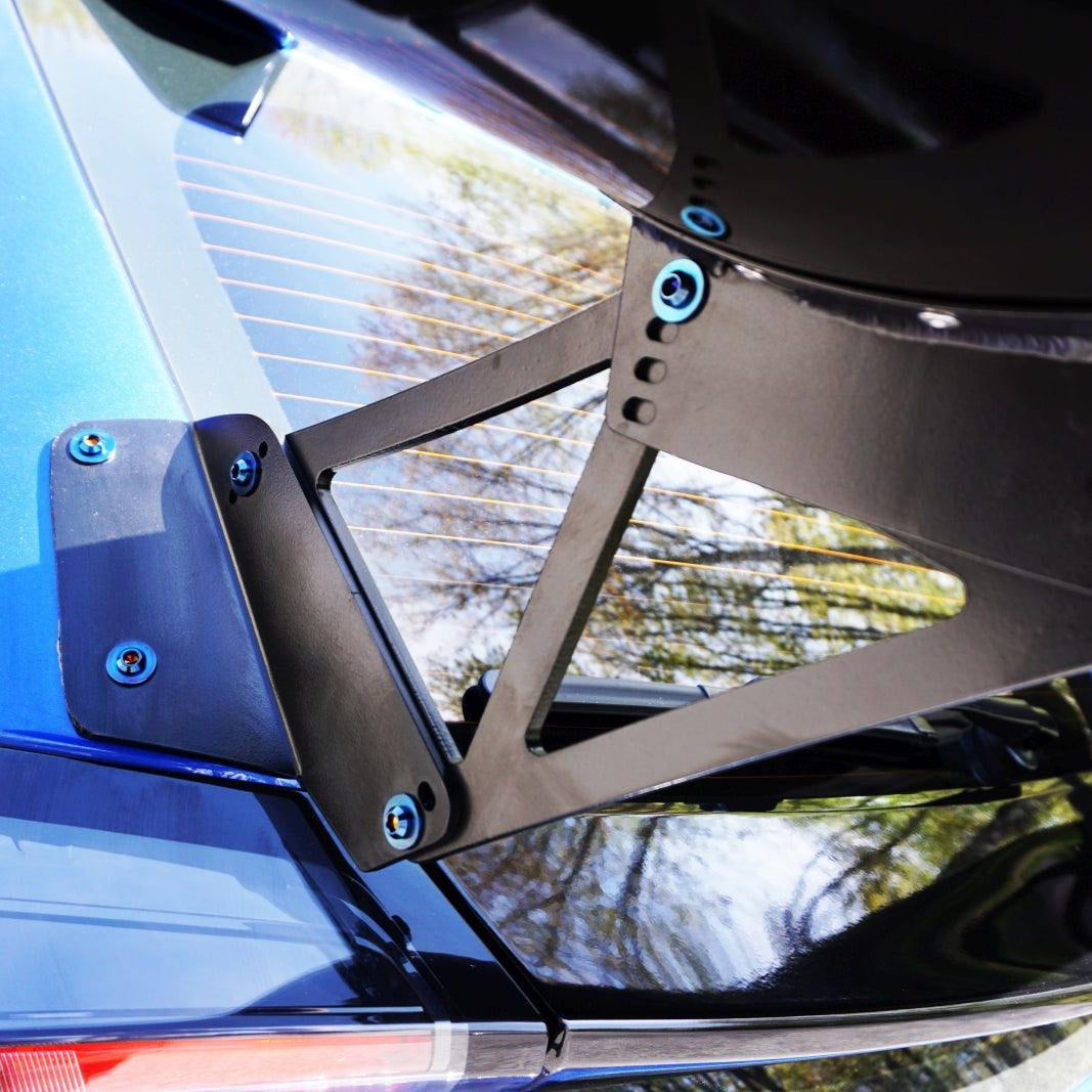 ZSPEC Dress Up Bolts® Fastener Kit for the Civic FK8 Type R Aero Battle Wing, Titanium