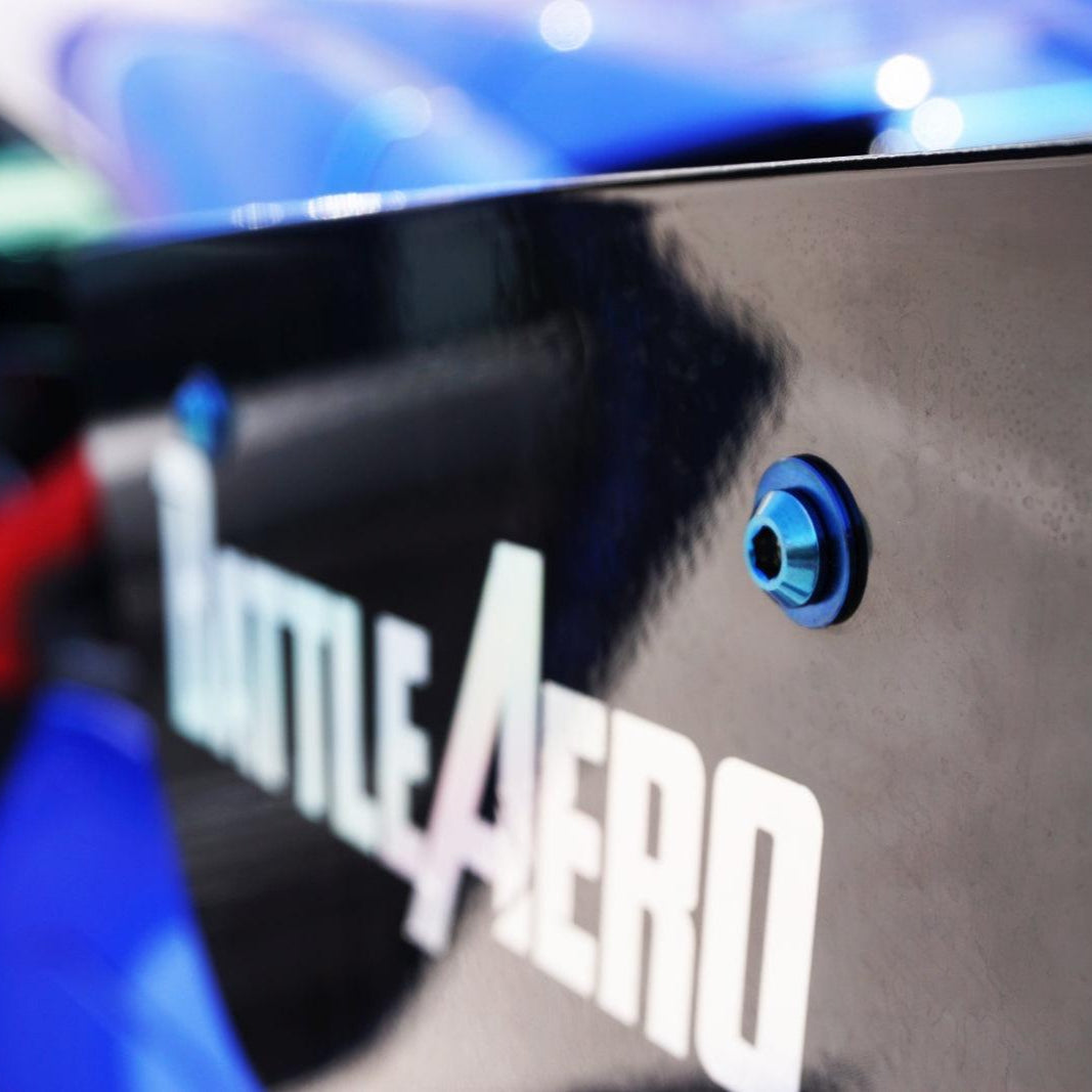 ZSPEC Dress Up Bolts® Fastener Kit for the Civic FK8 Type R Aero Battle Wing, Titanium