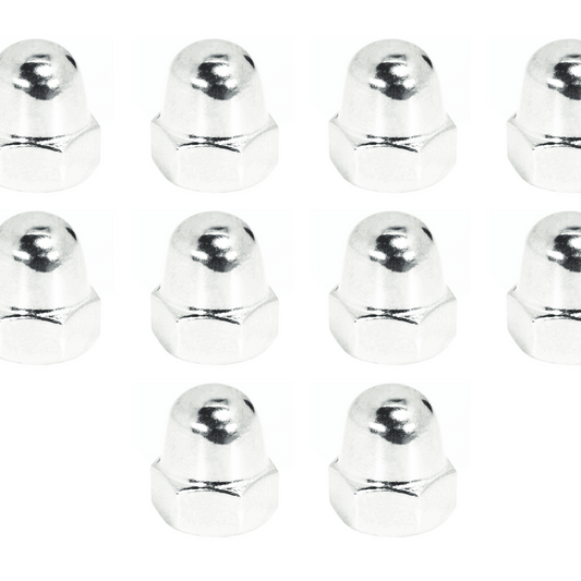ZSPEC M5-0.8 Acorn Nuts , SUS304 Stainless Steel, 10-Pack