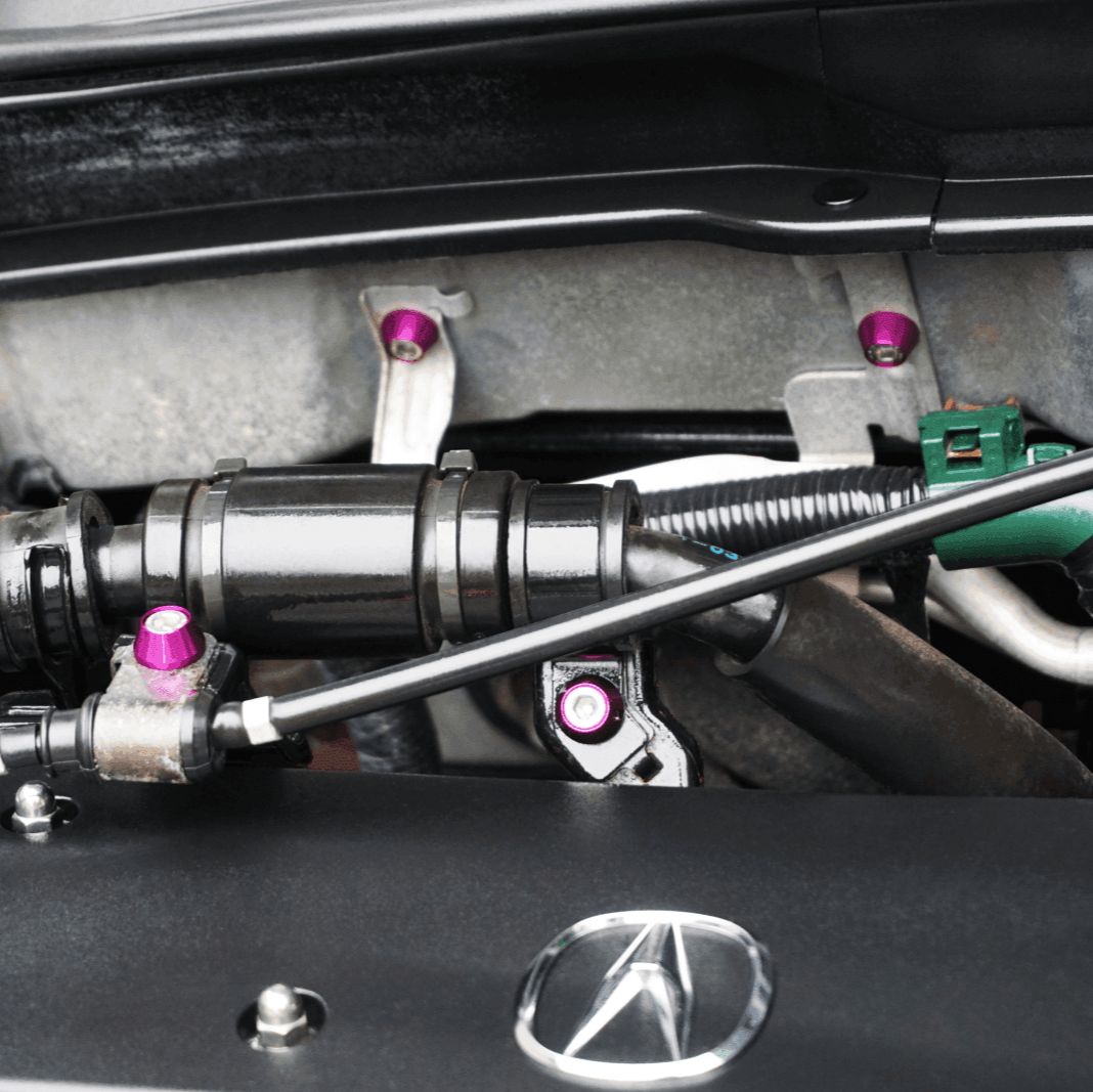 ZSPEC "Stage 3" Dress Up Bolts® Fastener Kit for '01-07 Acura RSX 2.0L, Stainless & Billet