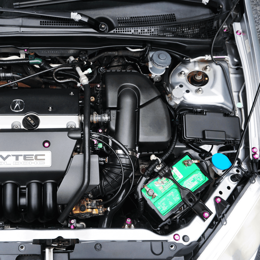 ZSPEC "Stage 3" Dress Up Bolts® Fastener Kit for '01-07 Acura RSX 2.0L, Stainless & Billet