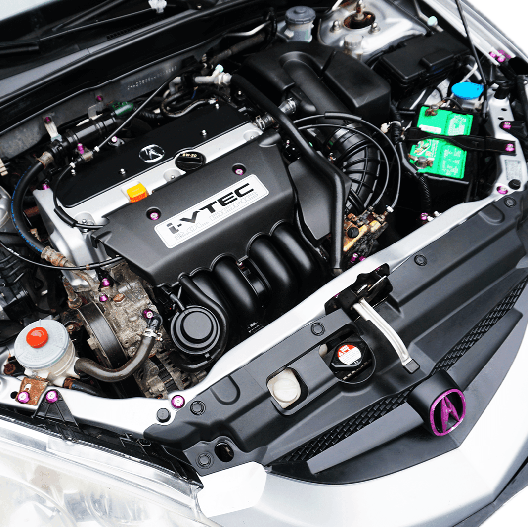 ZSPEC "Stage 3" Dress Up Bolts® Fastener Kit for '01-07 Acura RSX 2.0L, Stainless & Billet