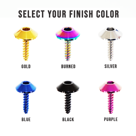 ZSPEC Angled Coarse M4x16mm Fastener, Titanium Grade-5, per Each