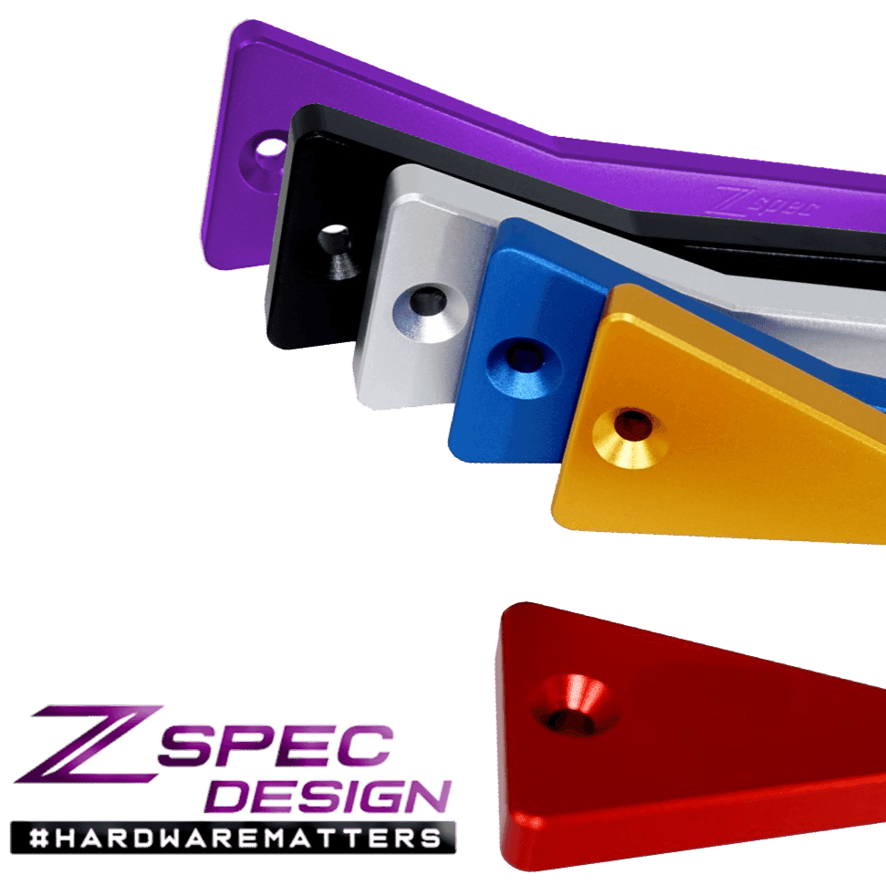 ZSPEC Battery Hold Down/Bracket for Datsun Z/ZX Cars, Billet w/ Stainless Hardware