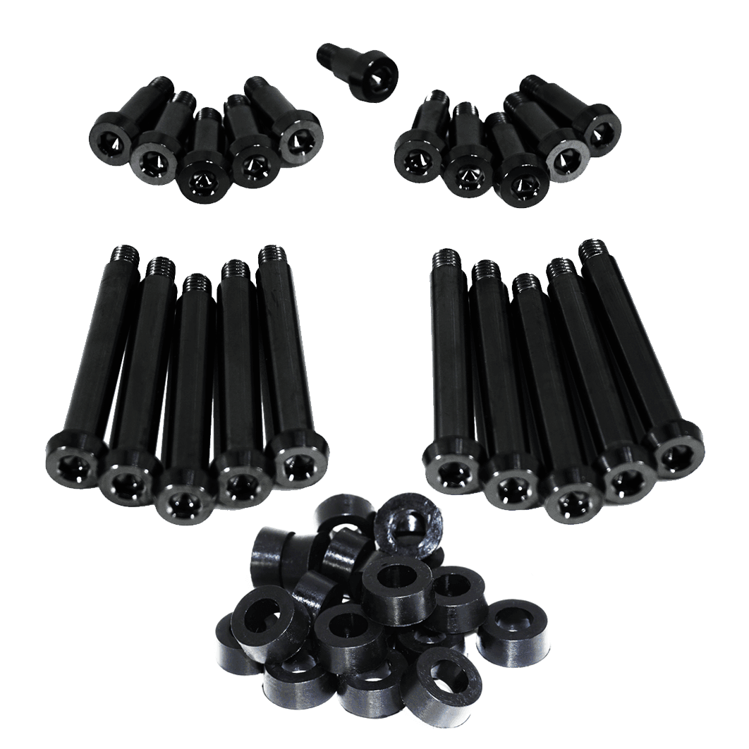 ZSPEC Shoulder-Bolt Timing Covers Fasteners w/ Bushings, Nissan 300zx Z32, Titanium