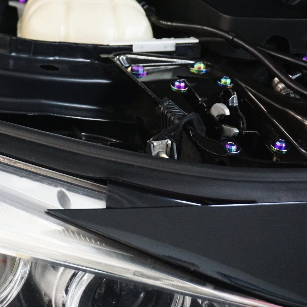 ZSPEC "Stage 2" Dress Up Bolts® Fastener Kit for '14-18 BMW 340i F34 3.0T, Titanium