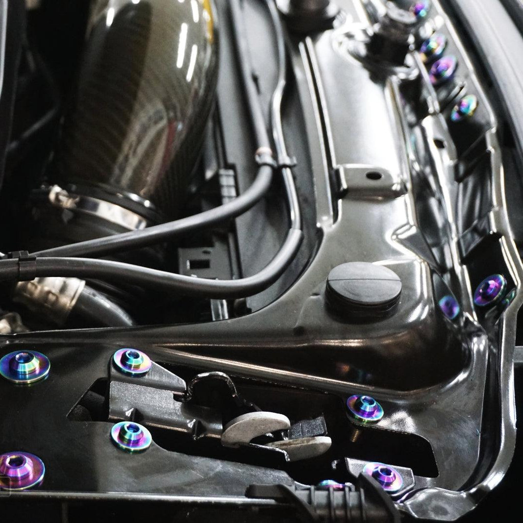 ZSPEC "Stage 2" Dress Up Bolts® Fastener Kit for '14-18 BMW 340i F34 3.0T, Titanium