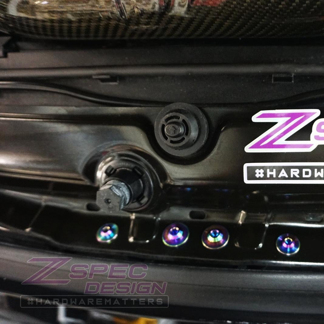 ZSPEC "Stage 2" Dress Up Bolts® Fastener Kit for '14-18 BMW 340i F34 3.0T, Titanium