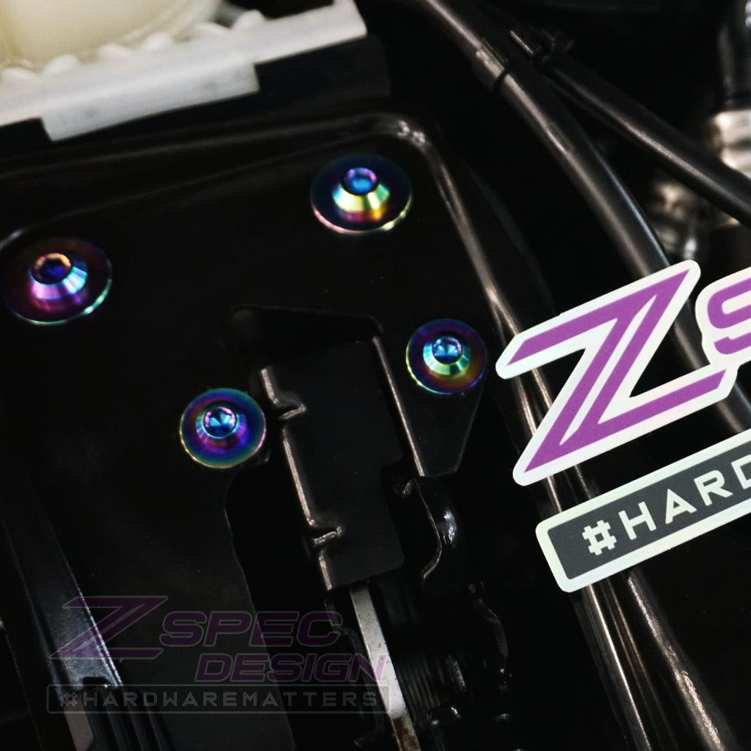 ZSPEC "Stage 2" Dress Up Bolts® Fastener Kit for '14-18 BMW 340i F34 3.0T, Titanium