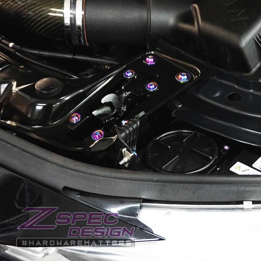 ZSPEC "Stage 2" Dress Up Bolts® Fastener Kit for '14-18 BMW 340i F34 3.0T, Titanium