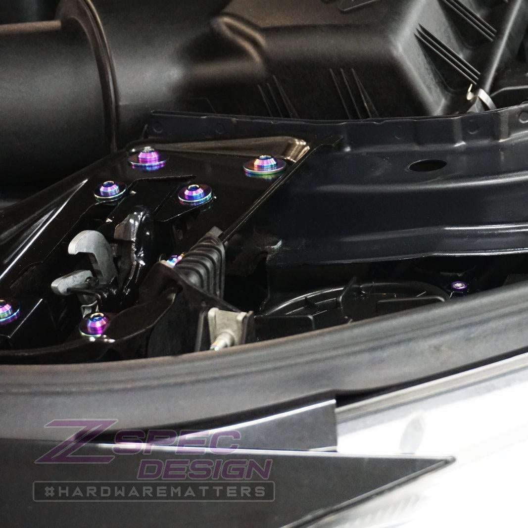 ZSPEC "Stage 2" Dress Up Bolts® Fastener Kit for '14-18 BMW 340i F34 3.0T, Titanium