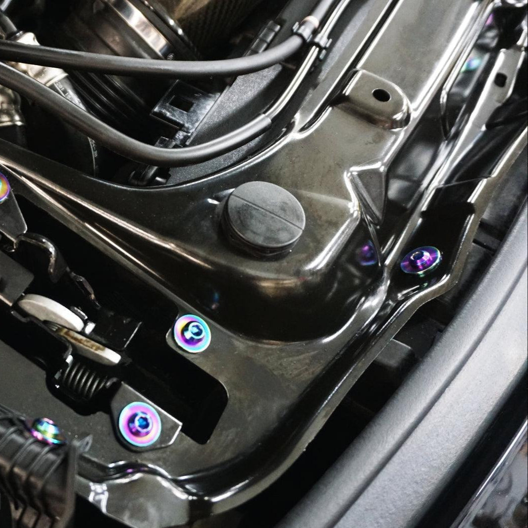 ZSPEC "Stage 2" Dress Up Bolts® Fastener Kit for '14-18 BMW 340i F34 3.0T, Titanium