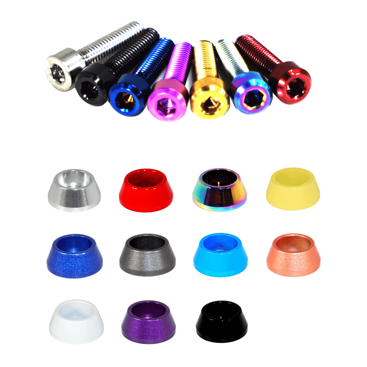 ZSPEC Body Kit Fastener, M5x20mm Titanium & Billet w/WELL NUT, Sold per each