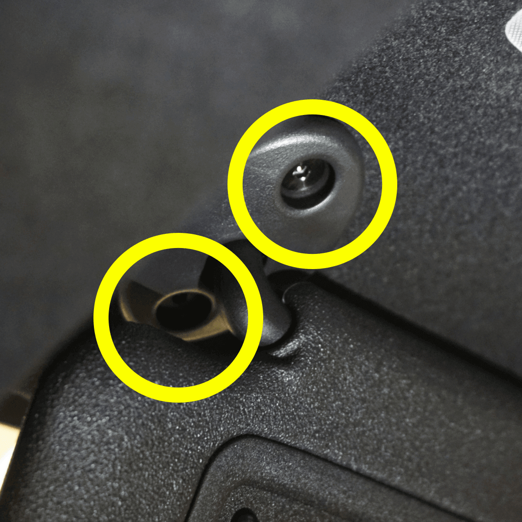 ZSPEC Sun-Visors Fastener Kit for the GR Corolla (driver & passenger-side), Titanium