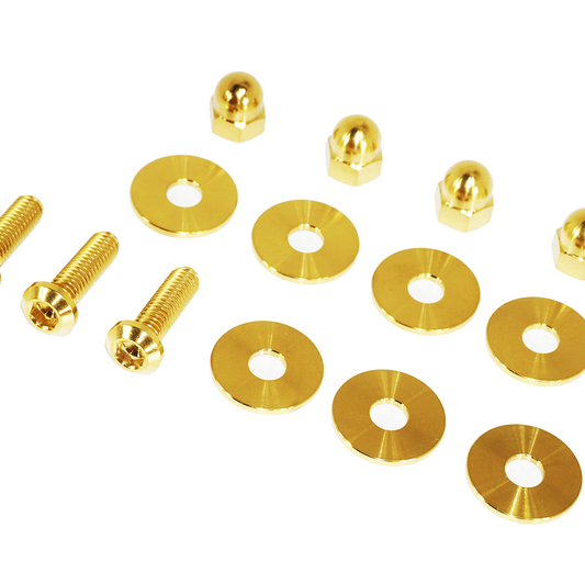 ZSPEC Engine Cover Fasteners for '03-09 Nissan 350z DE & HR, Grade-5 Titanium