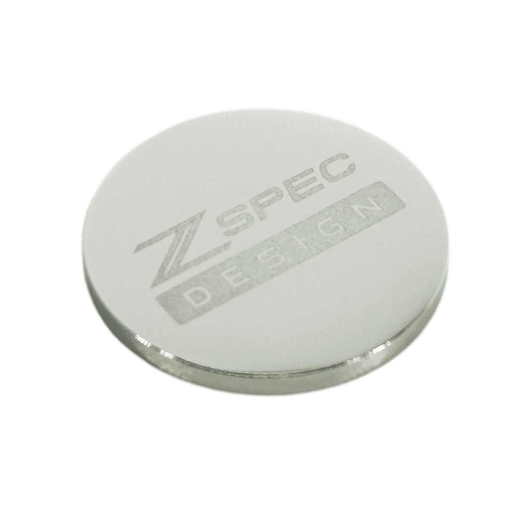 ZSPEC Shift Knob, M12-1.25, Delrin & Stainless, 6-Speed Shift Pattern Coin
