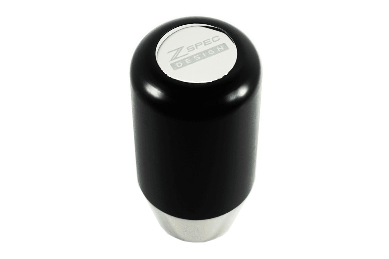 ZSPEC Shift Knob, M12-1.25, Delrin & Stainless, 5-Speed Shift Pattern Coin