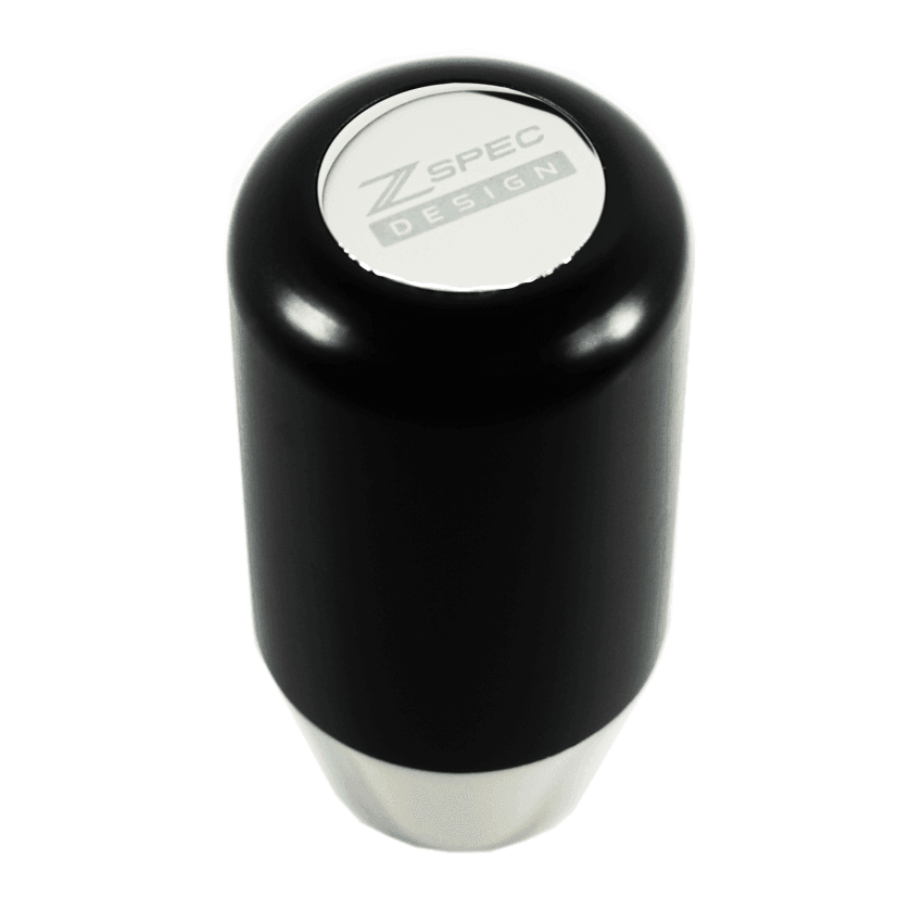 ZSPEC Shift Knob, M8-1.25, Delrin & Stainless, 5-Speed Shift Pattern Coin
