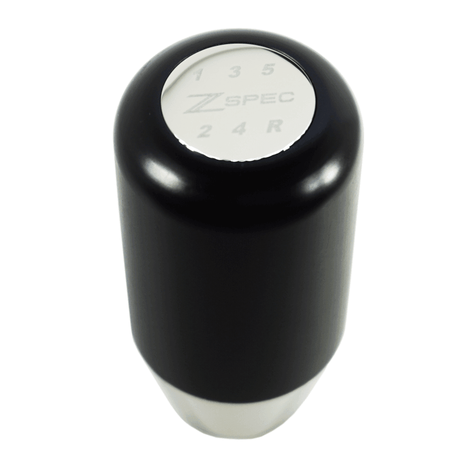 ZSPEC Shift Knob, M8-1.25, Delrin & Stainless, 5-Speed Shift Pattern Coin