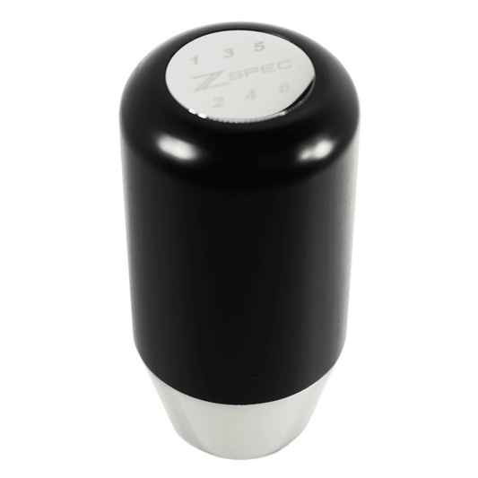ZSPEC Shift Knob, M10-1.5, Delrin & Stainless, 6-Speed Shift Pattern Coin