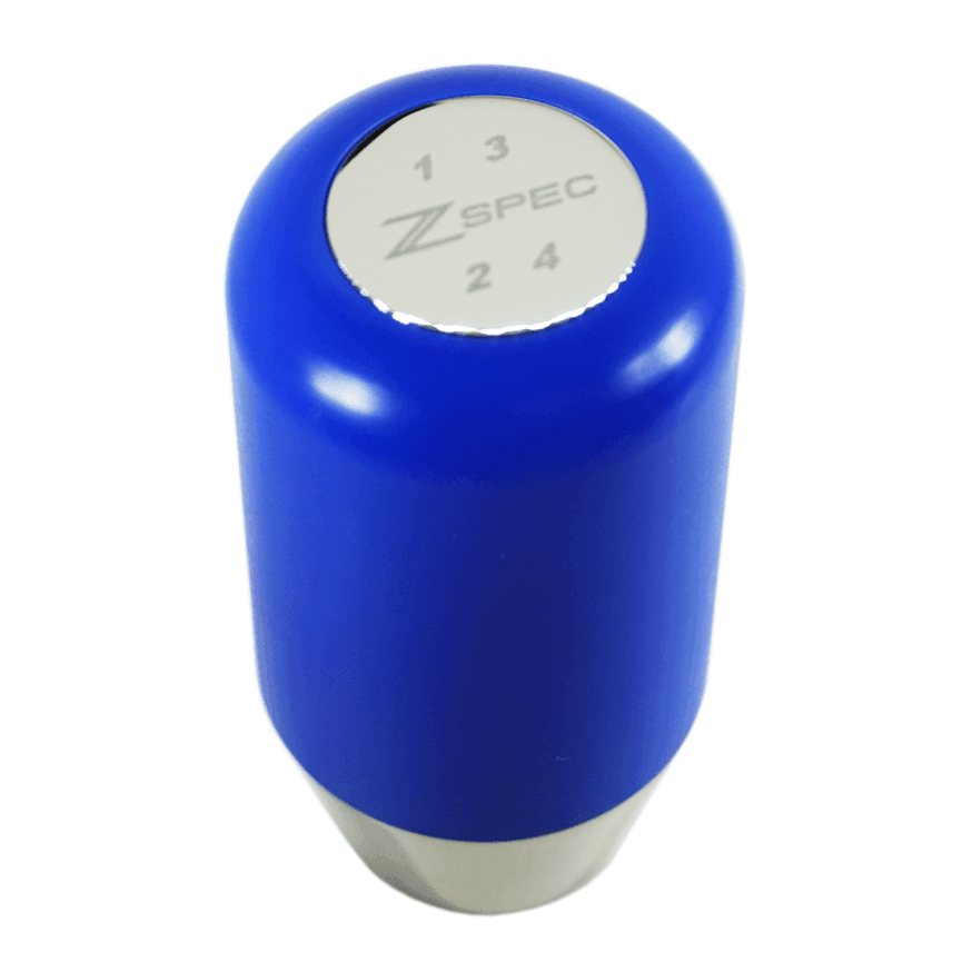 ZSPEC Shift Knob, M10-1.5, Delrin & Stainless, 4-Speed Shift Pattern Coin